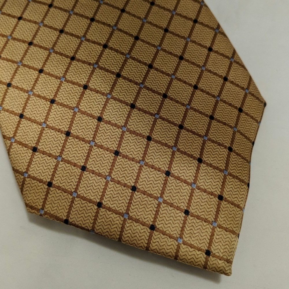 Silk Cross Pattern Tie